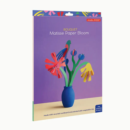 3d floral puzzle - matisse paper bloom by studio roof