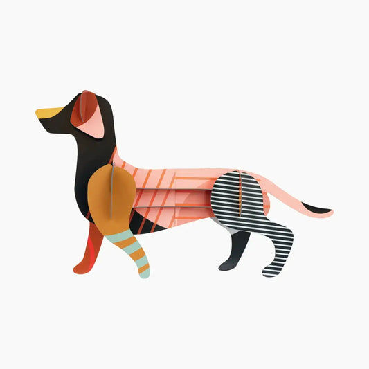 3d mobile puzzle - mascot - maggie dachshund by studio roof