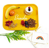 large tray - "snacks" by three potato four