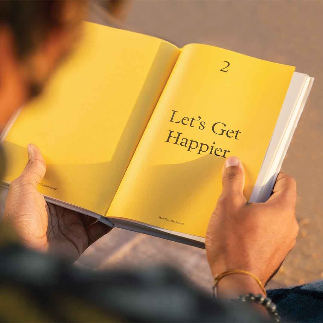 book - journal - 3x happier - guided mental wellness by intelligent change
