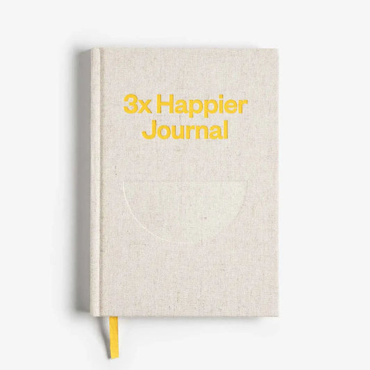 book - journal - 3x happier - guided mental wellness by intelligent change
