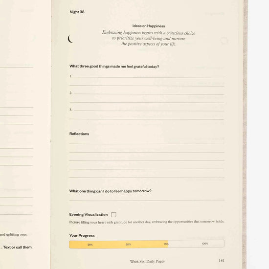 book - journal - 3x happier - guided mental wellness by intelligent change