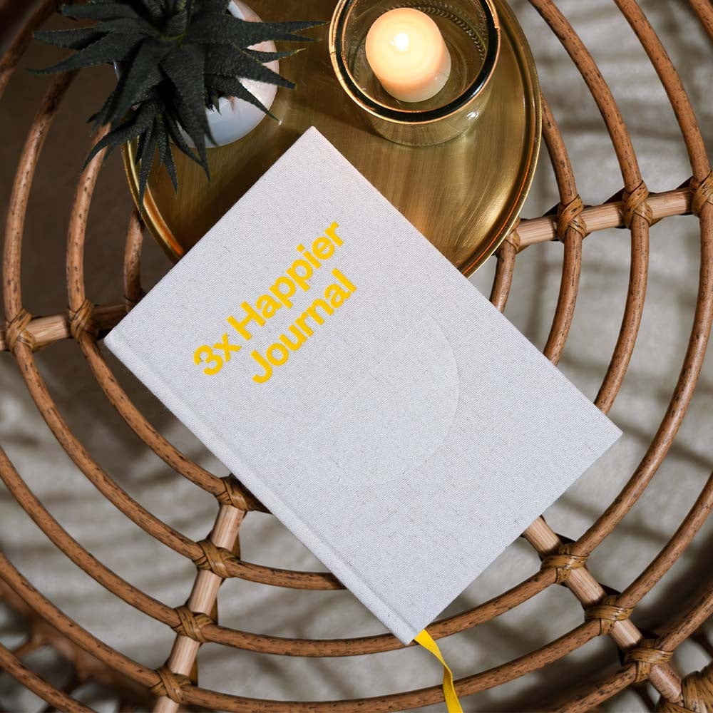 book - journal - 3x happier - guided mental wellness by intelligent change