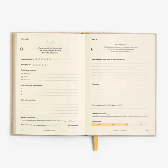 book - journal - 3x happier - guided mental wellness by intelligent change