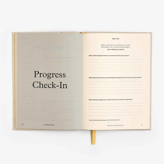 book - journal - 3x happier - guided mental wellness by intelligent change