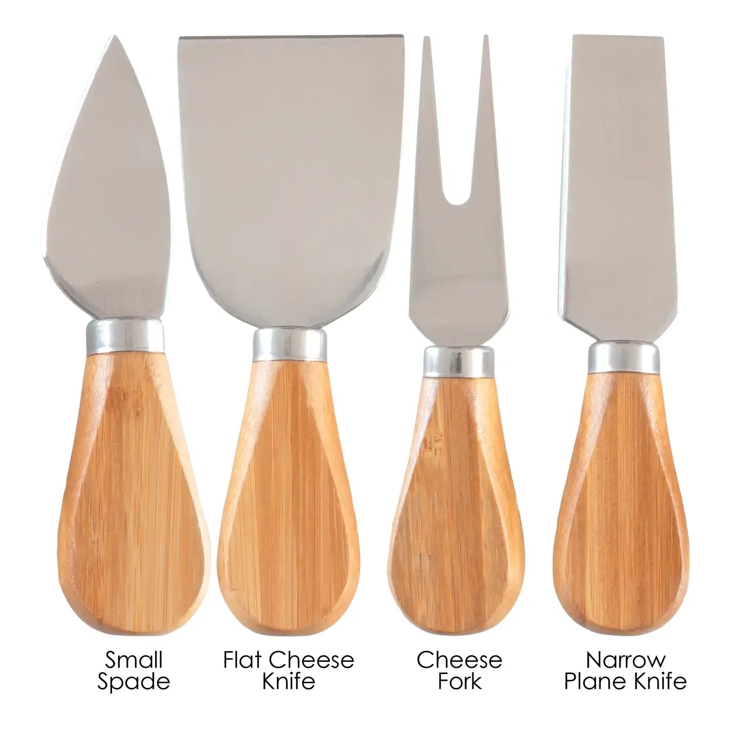 cheese knife set - 4-piece by totally bamboo