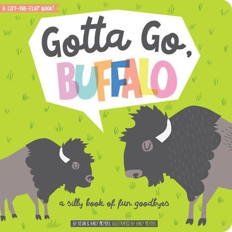 board book - gotta go, buffalo by gibbs smith