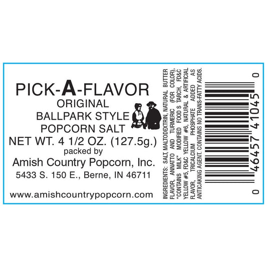 seasoning - popcorn salt - ballpark style by amish country popcorn