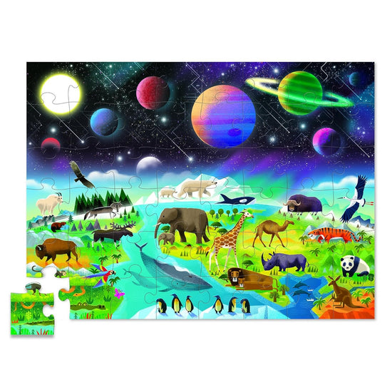 puzzle - 48-piece - above & below/earth & space by crocodile creek