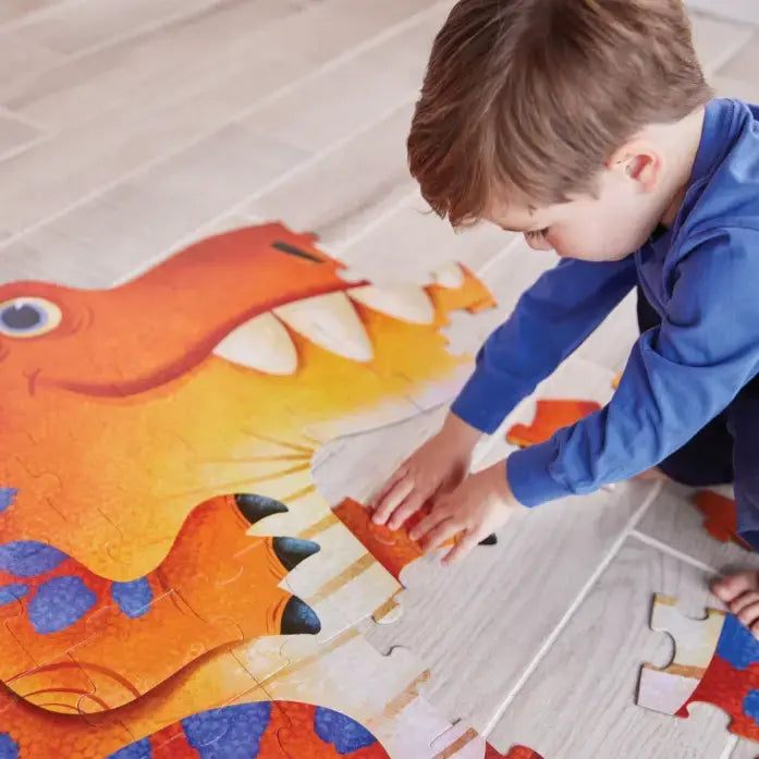 puzzle - 48-piece jumbo shaped - dinosaur by crocodile creek