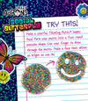 x-thinking putty tin - social butterfly - 4" full size by crazy aaron's puttyworld