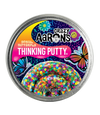 x-thinking putty tin - social butterfly - 4" full size by crazy aaron's puttyworld