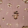 burp cloths - organic cotton - two-piece - mushroom by milkbarn