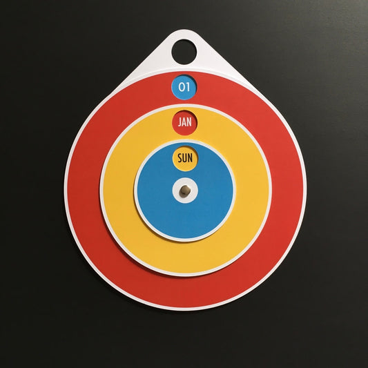 perpetual calendar - rotary by christopher rouleau