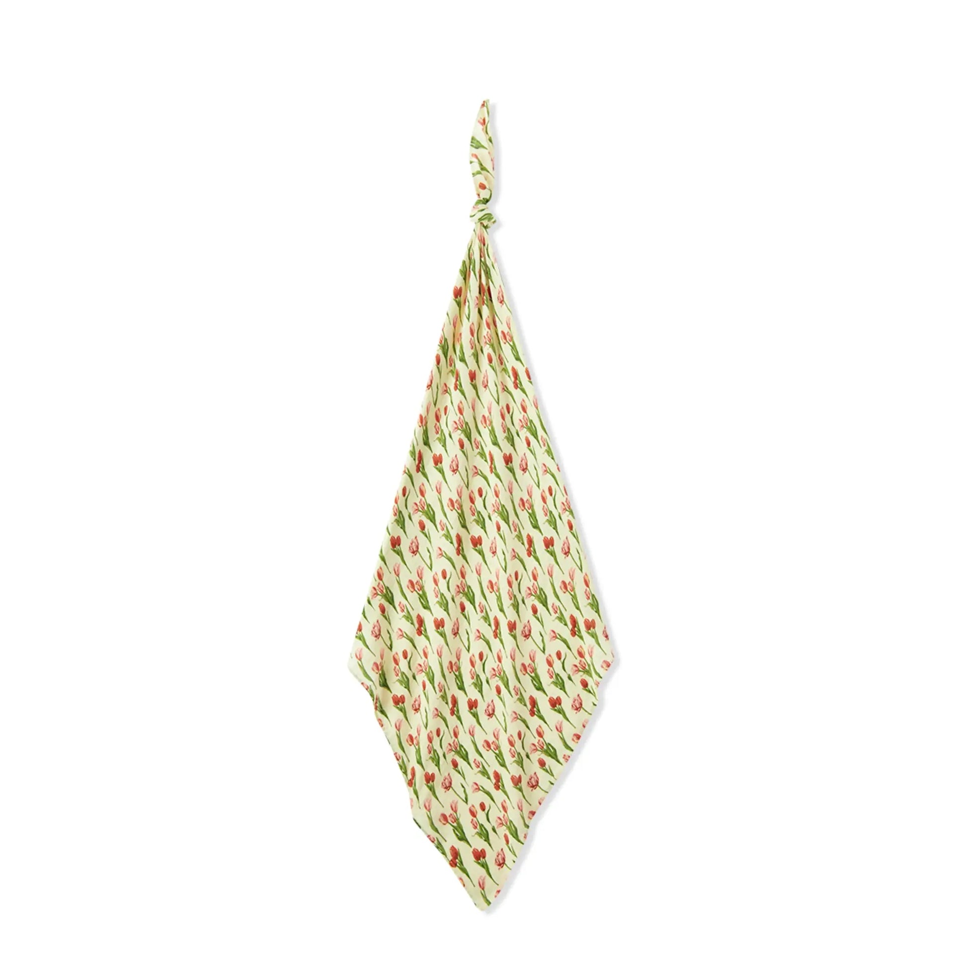 blanket - swaddle - bamboo muslin - tulip by milkbarn