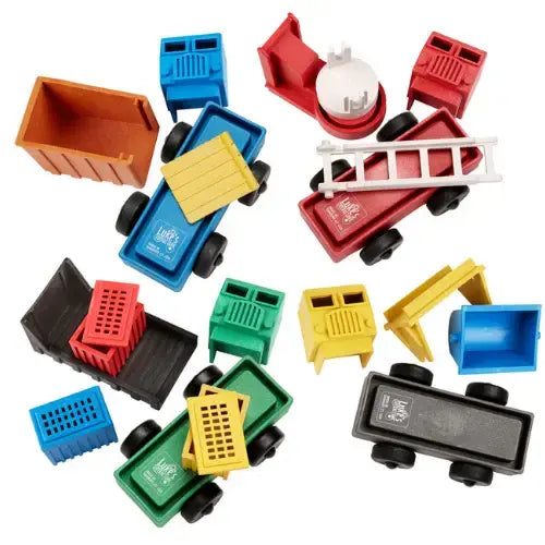 play set - trucks mix & match by luke's toy factory