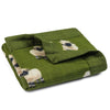 blanket - mini lovey - bamboo muslin - valais sheep by milkbarn