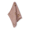 blanket - mini lovey - bamboo muslin - mushroom by milkbarn
