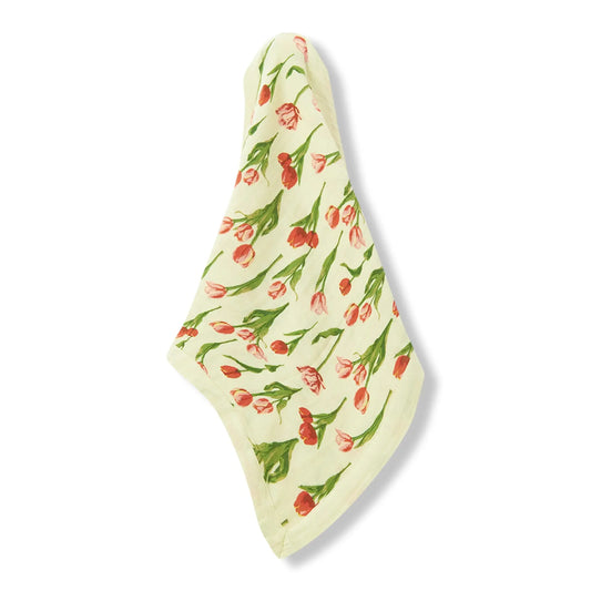 blanket - mini lovey - bamboo muslin - tulip by milkbarn