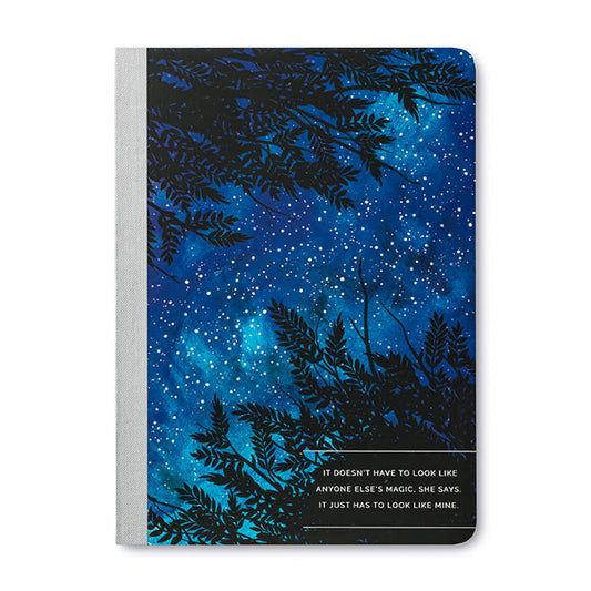 book - "her words" journal - it doesn't have to look like anyone else's magic by compendium