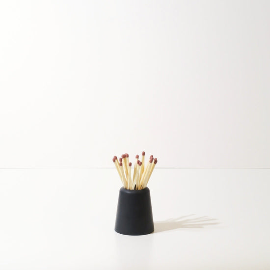 concrete matchstick holder - "eld" by concrete goods