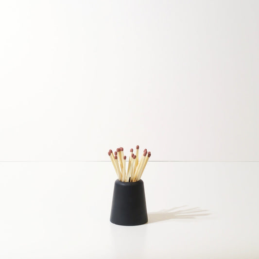 concrete matchstick holder - "eld" by concrete goods