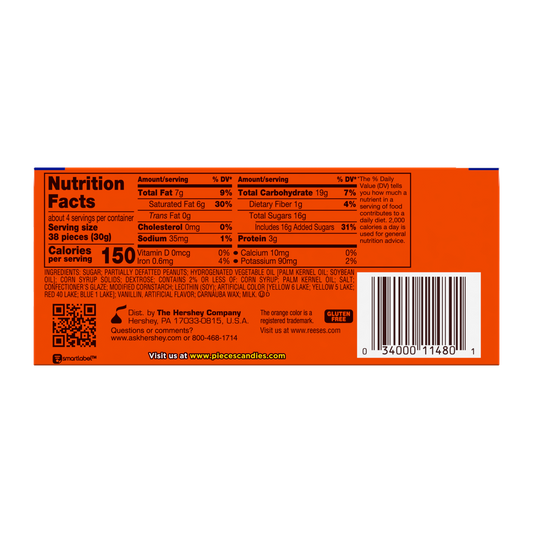 candy - reese's pieces - theater box by redstone foods inc