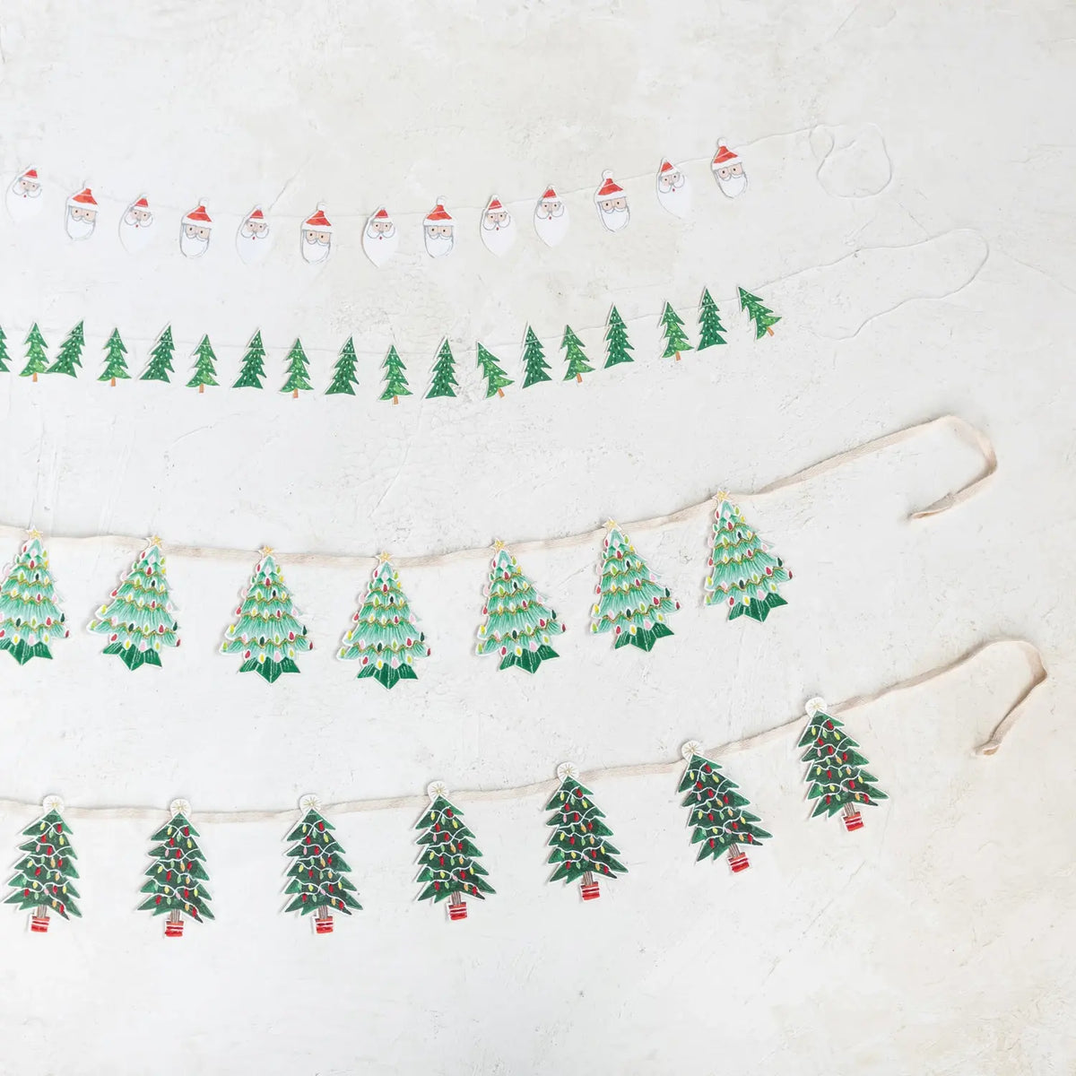 garland - paper tree by creative co-op