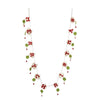 garland - merry christmas - red + white + green diamonds by creative co-op