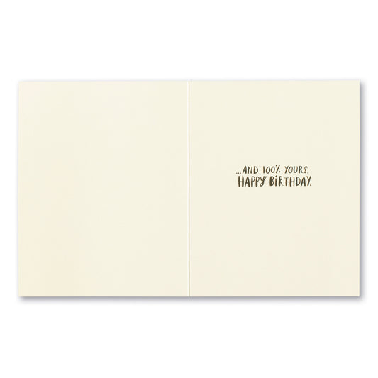 card - birthday - life is incredible by compendium