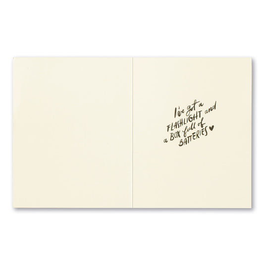 card - encouragement - if you can't see your way by compendium