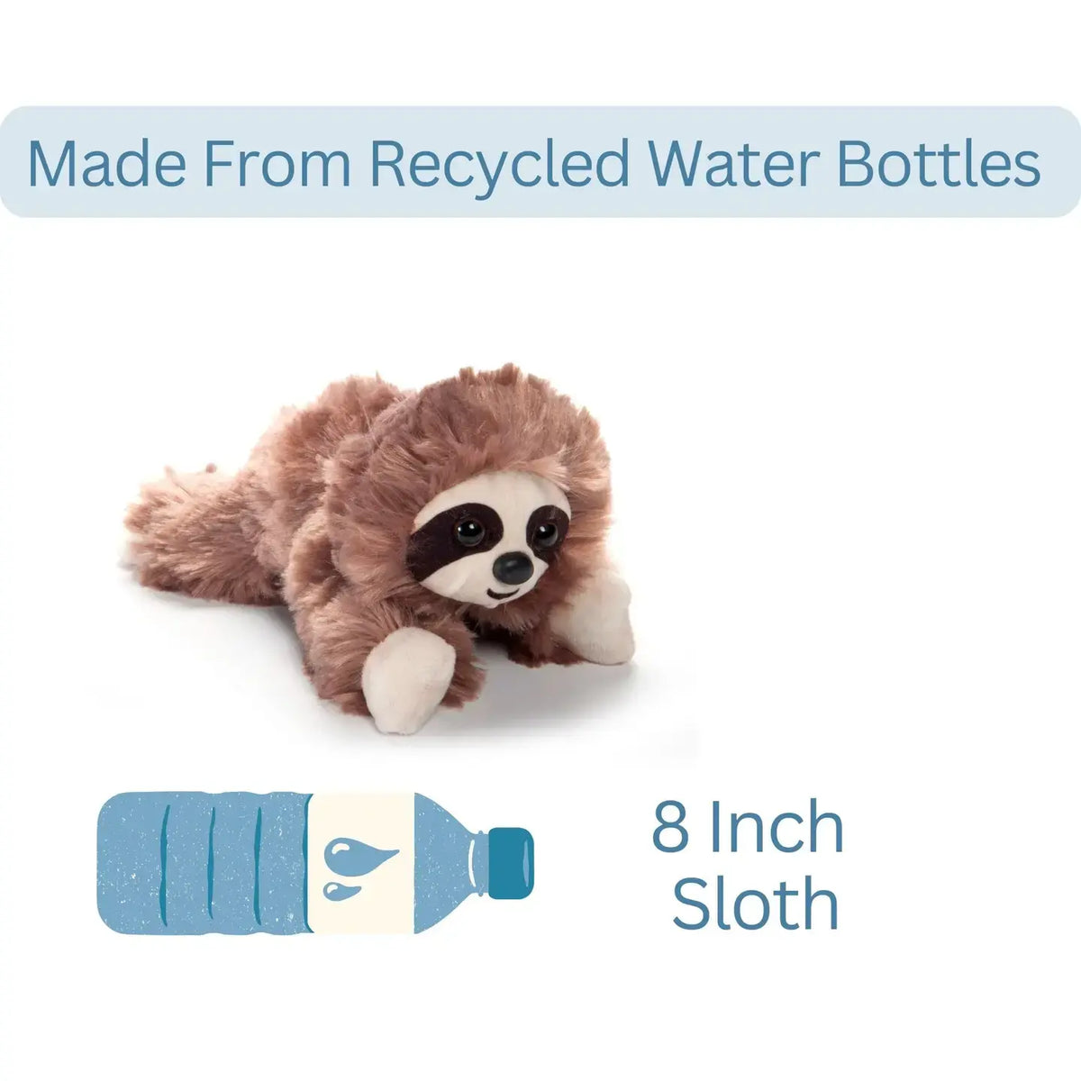 toy - animal plush - scoopz - sloth by the petting zoo
