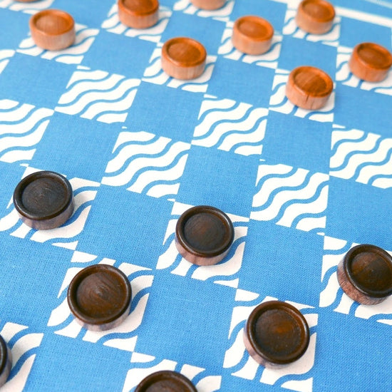 game - travel backpack - backgammon/checkers by a summer shop