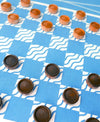 game - travel backpack - backgammon/checkers by a summer shop