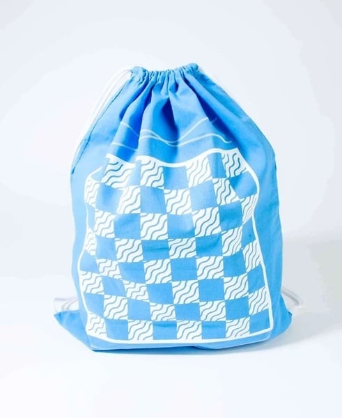 game - travel backpack - backgammon/checkers by a summer shop