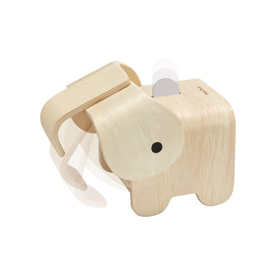 bank - elephant by plan toys