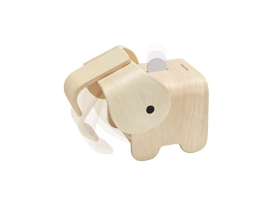 bank - elephant by plan toys