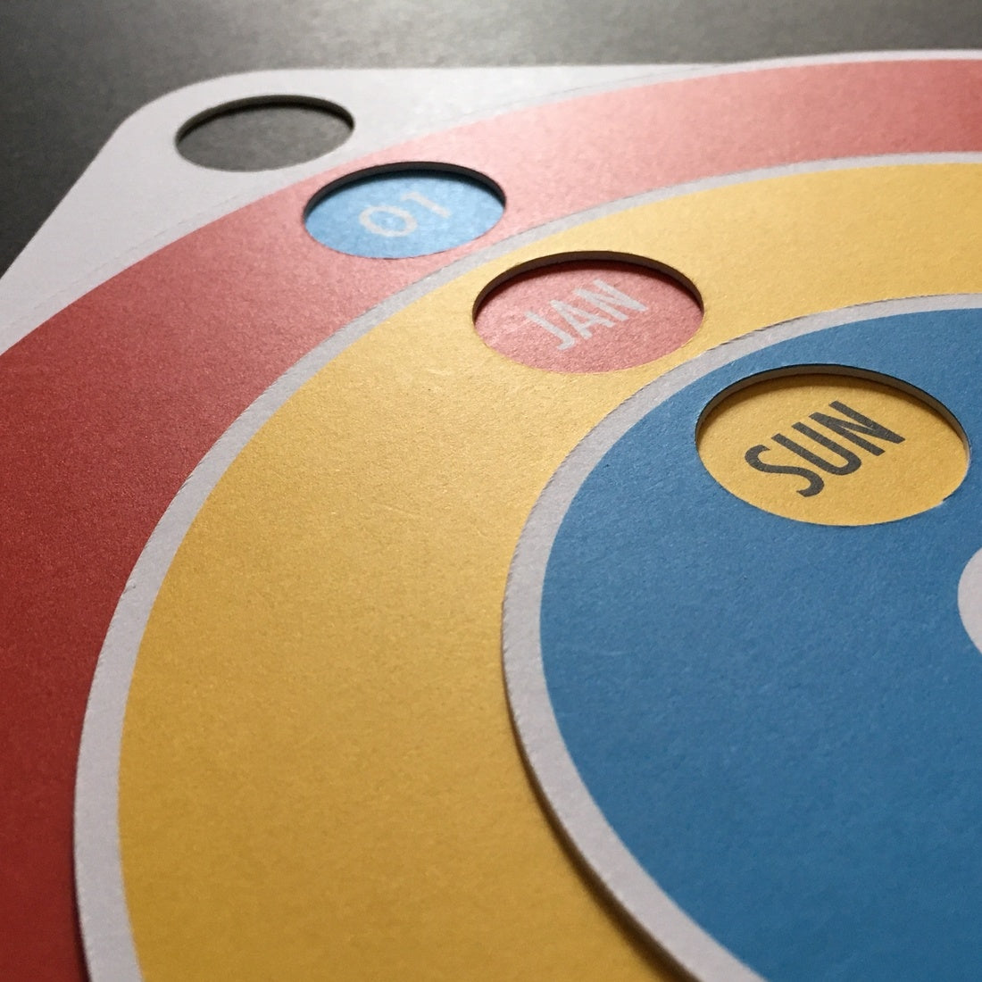 perpetual calendar - rotary by christopher rouleau