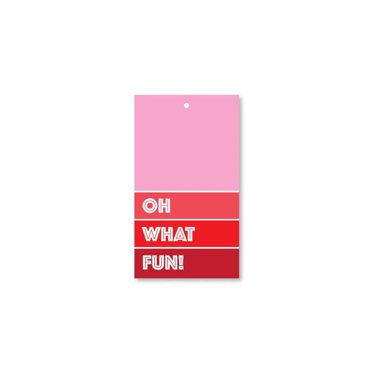 gift tag set - oh what fun by public school paper co