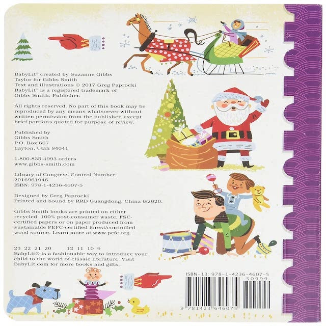 board book - s is for santa by gibbs smith