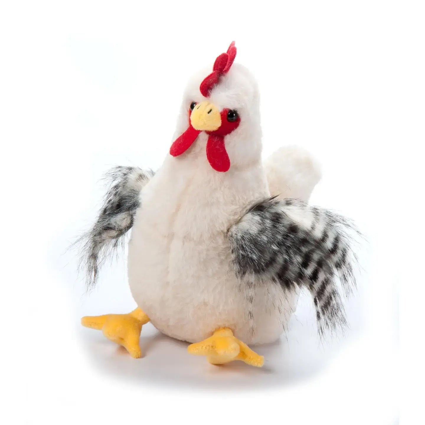 toy - animal plush - wild onez - white chicken 9" by the petting zoo
