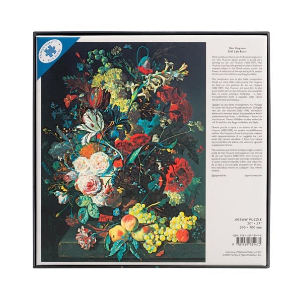 puzzle - 1000-piece - van huysum still life burst by chronicle books
