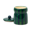 Candle | Cabana Stripe | Green/Navy - Balsam Fir