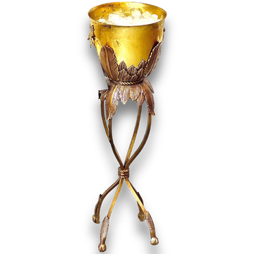 RENTAL | Gold Champagne Bucket On Stand