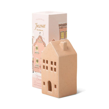 Incense House + Cones | Ceramic | Persimmon Chestnut