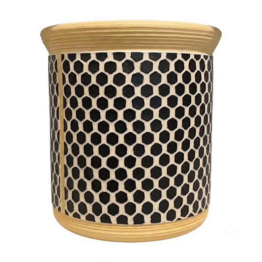 Wine Chiller + Crock | Dot Black