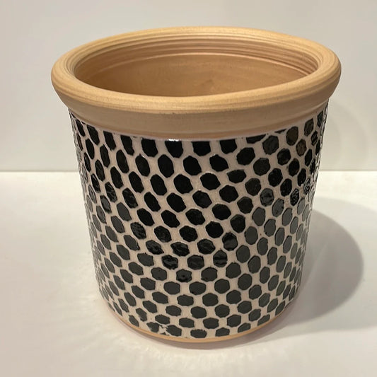 Wine Chiller + Crock | Dot Black