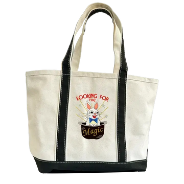Tote Bag | Canvas | Looking For The Magic (Rabbit)