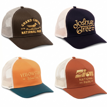 Hat | Trucker | National Park | 4 Kinds