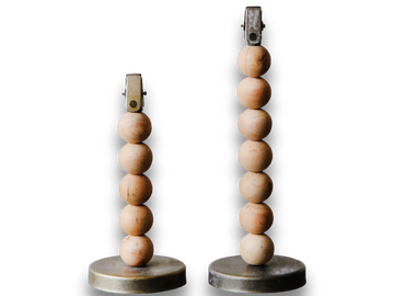 RENTAL | Wood Bead Clip Stand (Large)